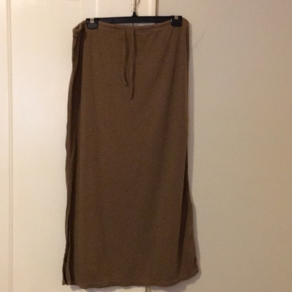 Long brown skirt